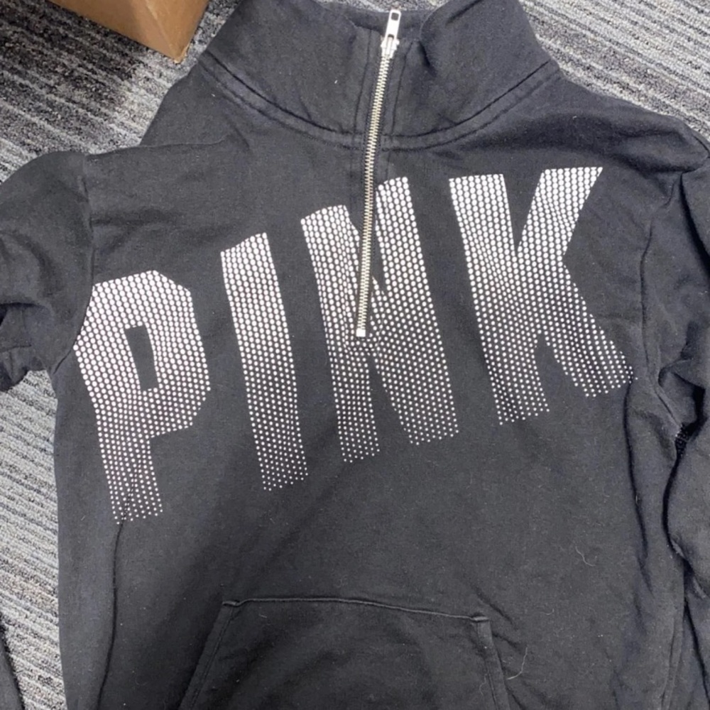 VS PINK quarter zip hoodie